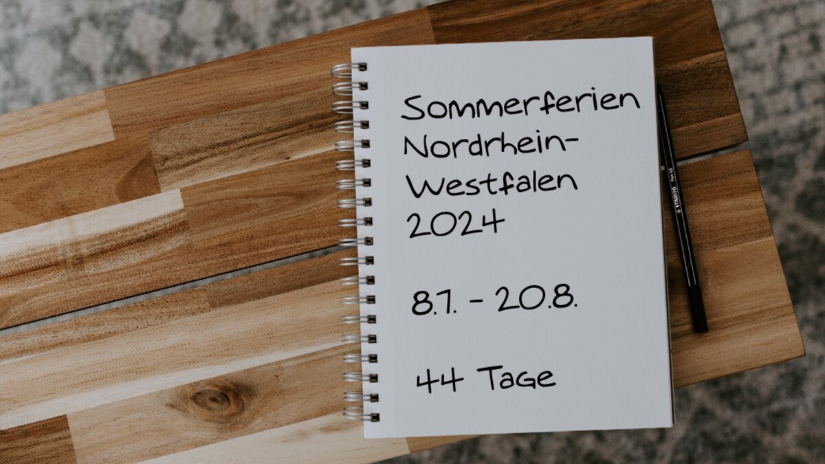  Sommerferien NRW 2024 Bildidee 